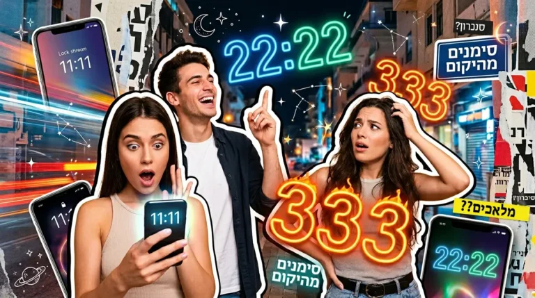 למה אתם רואים 11:11, 22:22 ו-333, ומה זה באמת אומר?