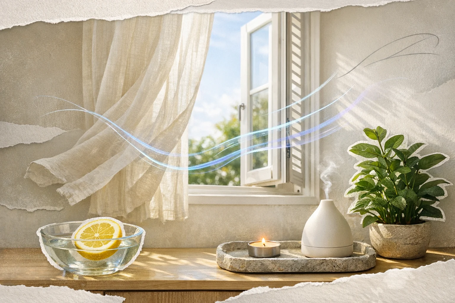 לניקוי אנרגטי תמיד כדאי להתחיל עם מה שנמצא מולנו - חלון פתוח הוא אחד הכלים הכי פשוטים והכי חזקים שיש. לא לפתוח סדק קטן לשתי שניות, אלא ממש לאפשר תנועה של אוויר