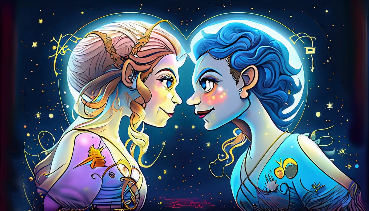 זוגות אסטרולוגים - מאזניים ותאומים - לאב און המגזין למיסטיקה רומנטית