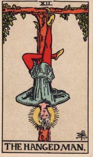 קלף התלוי - the hanged man - טארוט