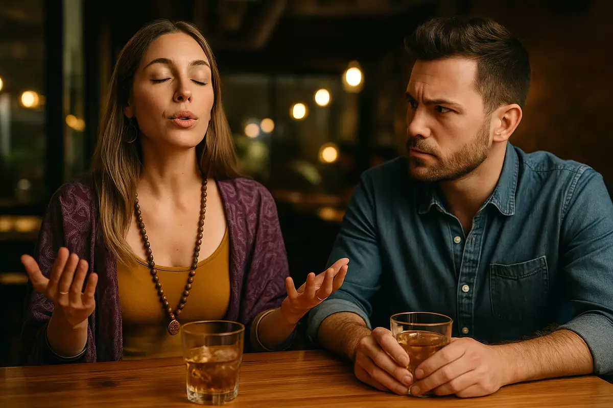 היא לא שואלת מה אתה עושה - היא בודקת אם אתם מסונכרנים אנרגטית.